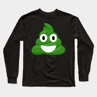 Irish Green Poop Emoji shirt - Funny St Patricks Day Outfit Long Sleeve T-Shirt